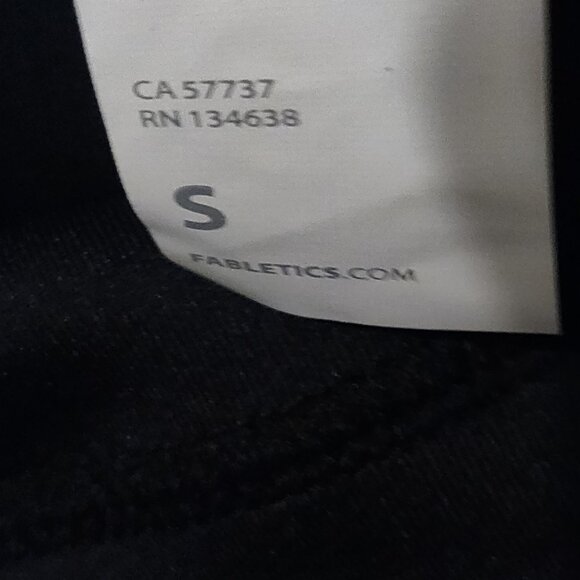Fabletics Black Barrier Oversized Scuba 1/2 Zip Pullover NEW WITH TAGS SMALL - Picture 4 of 9